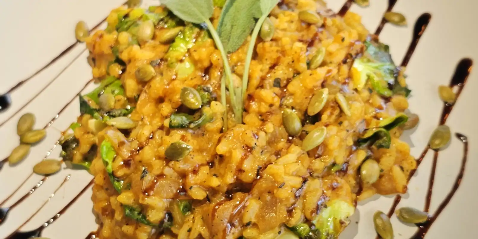 Pumpkin & Brussels Risotto