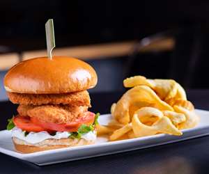 Fried Flounder Sandwich