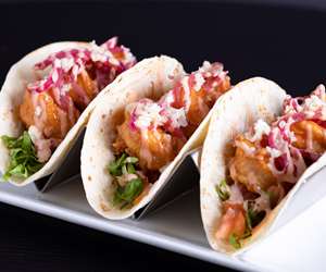 Banger Shrimp Tacos